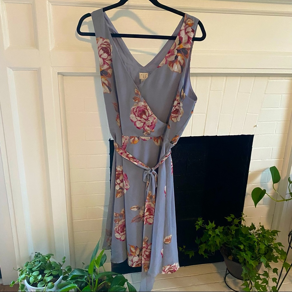 Fun faux wrap dress!